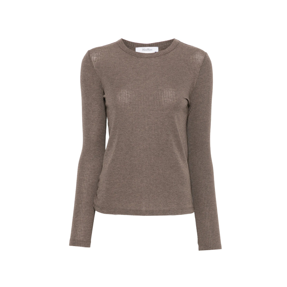 Max Mara Brown Tops - T-Shirts & Jerseys Women MAX MARA