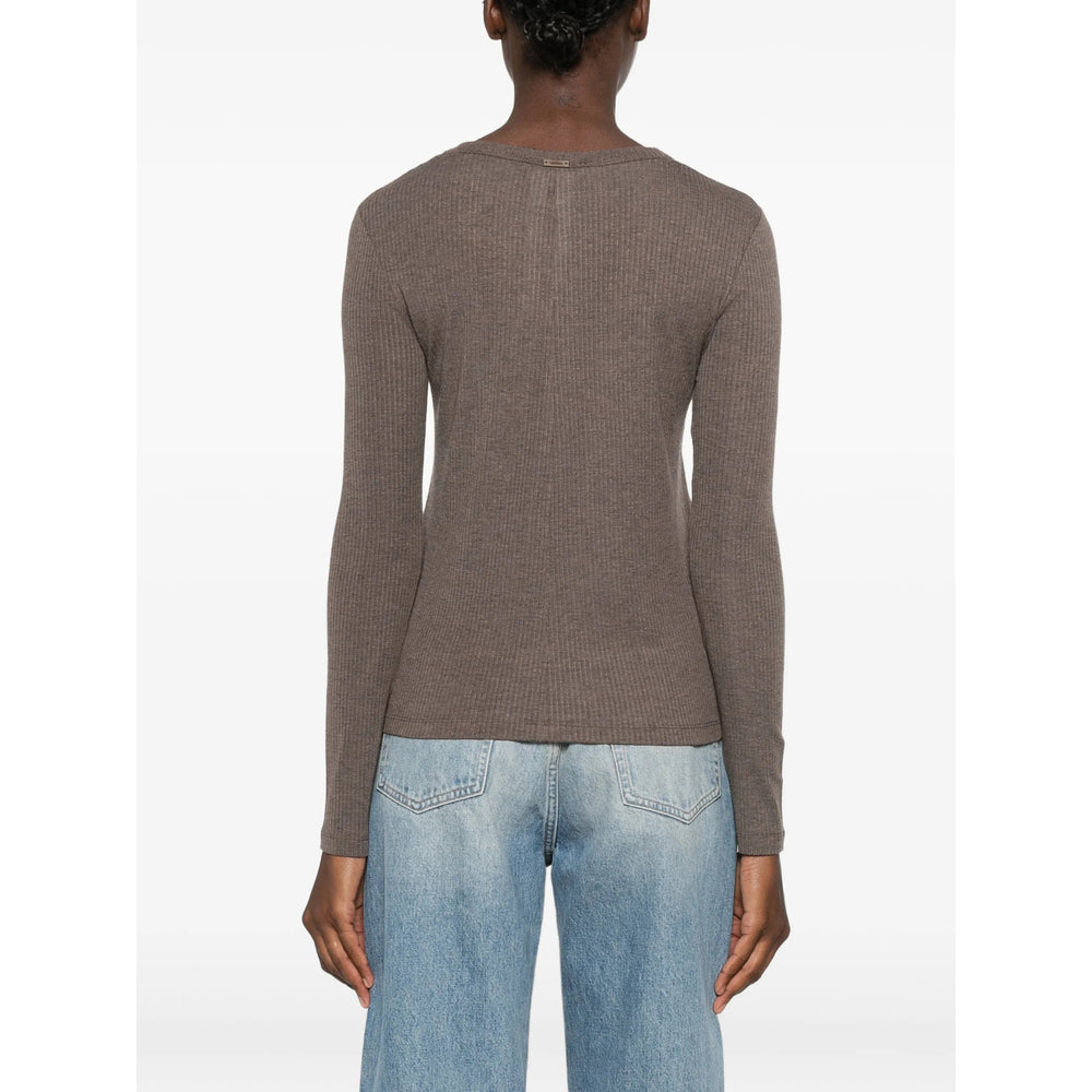 Max Mara Brown Tops - T-Shirts & Jerseys Women MAX MARA