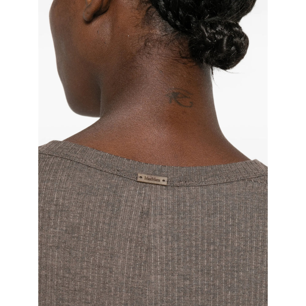 Max Mara Brown Tops - T-Shirts & Jerseys Women MAX MARA