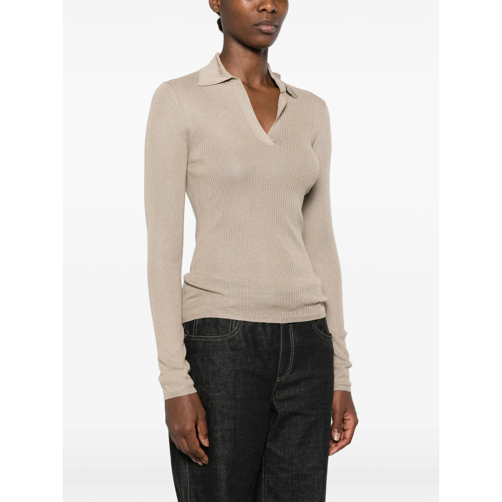 Max Mara Neutrals Tops - T-Shirts & Jerseys Women MAX MARA