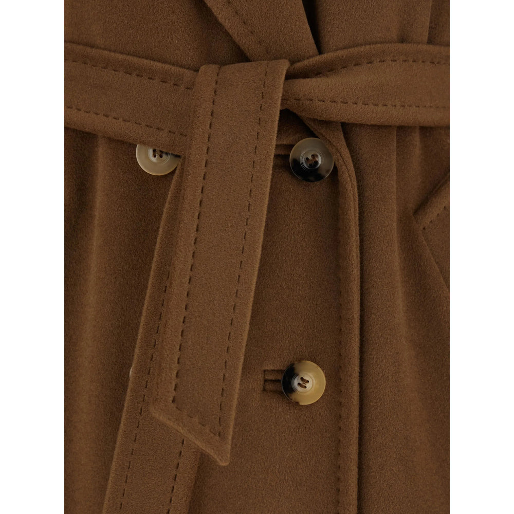 Max Mara Brown Coats - Double Breasted & Peacoats Women MAX MARA