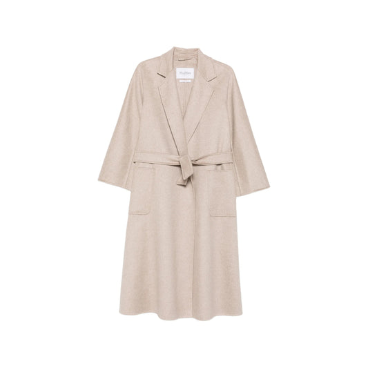 Max Mara Neutrals Coats - Single Breasted Coats Women MAX MARA