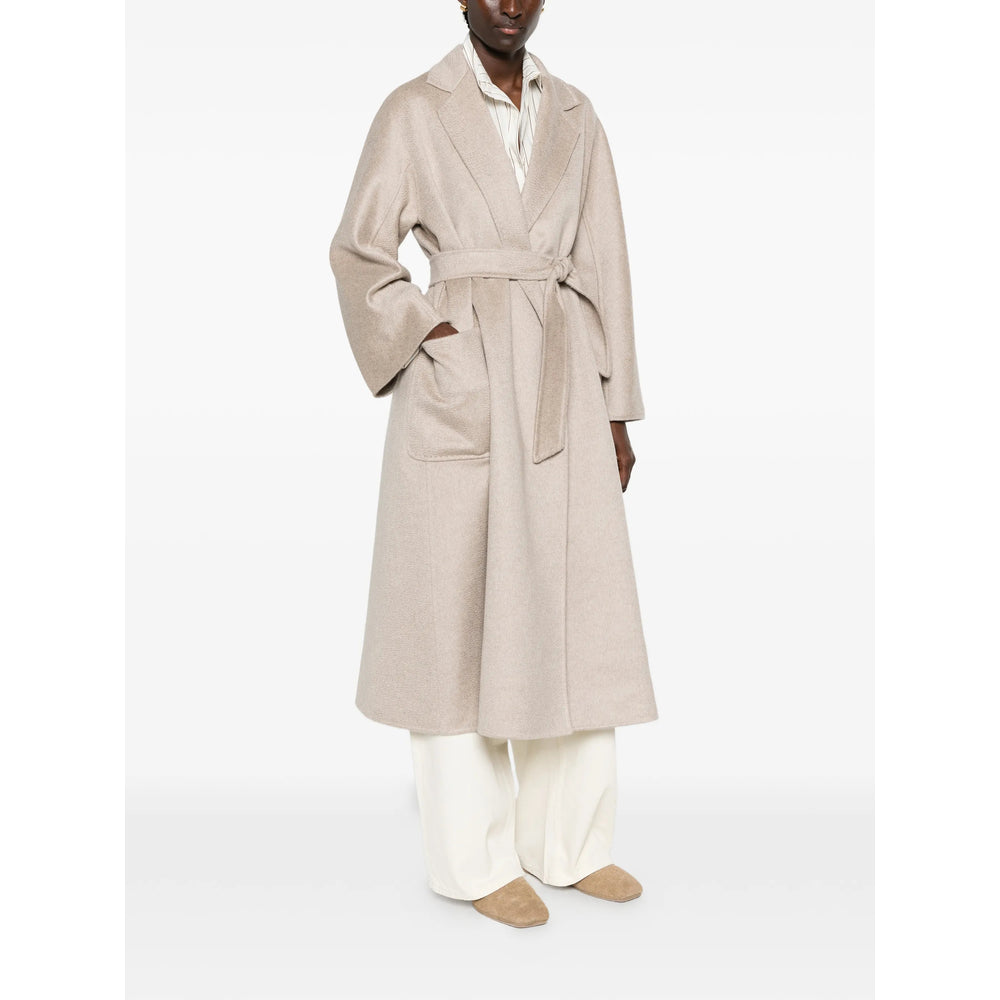 Max Mara Neutrals Coats - Single Breasted Coats Women MAX MARA