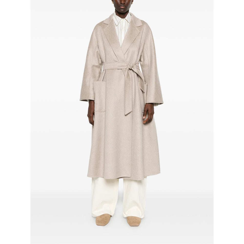 Max Mara Neutrals Coats - Single Breasted Coats Women MAX MARA