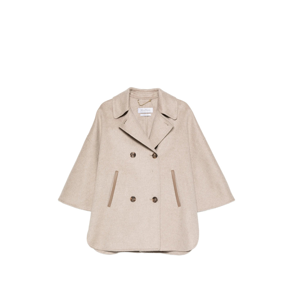 Max Mara Neutrals Jackets - Capes & Ponchos Women MAX MARA