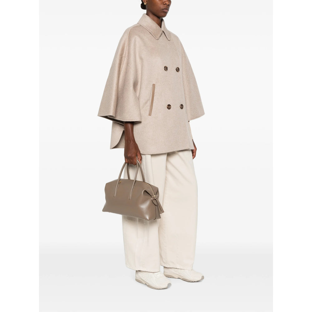 Max Mara Neutrals Jackets - Capes & Ponchos Women MAX MARA