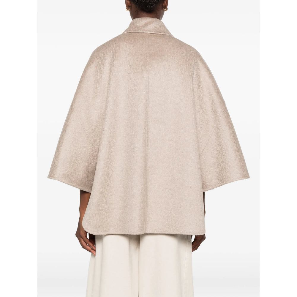 Max Mara Neutrals Jackets - Capes & Ponchos Women MAX MARA