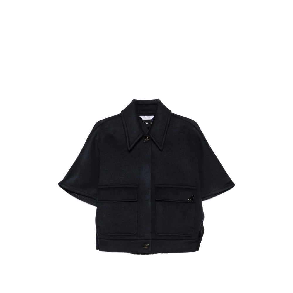 Max Mara Blue Jackets - Capes & Ponchos Women MAX MARA