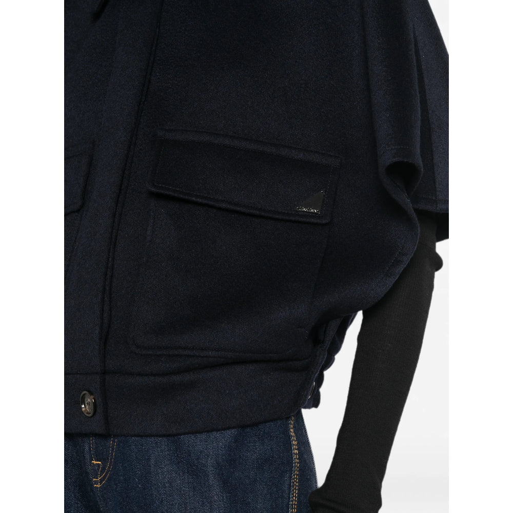 Max Mara Blue Jackets - Capes & Ponchos Women MAX MARA