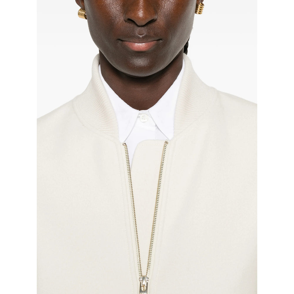 Sportmax Neutrals Jackets - Bomber Jackets Women SPORTMAX