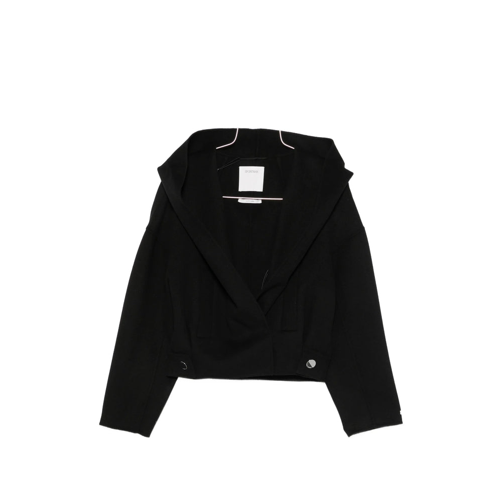 Sportmax Black Jackets - Oversized Jackets Women SPORTMAX