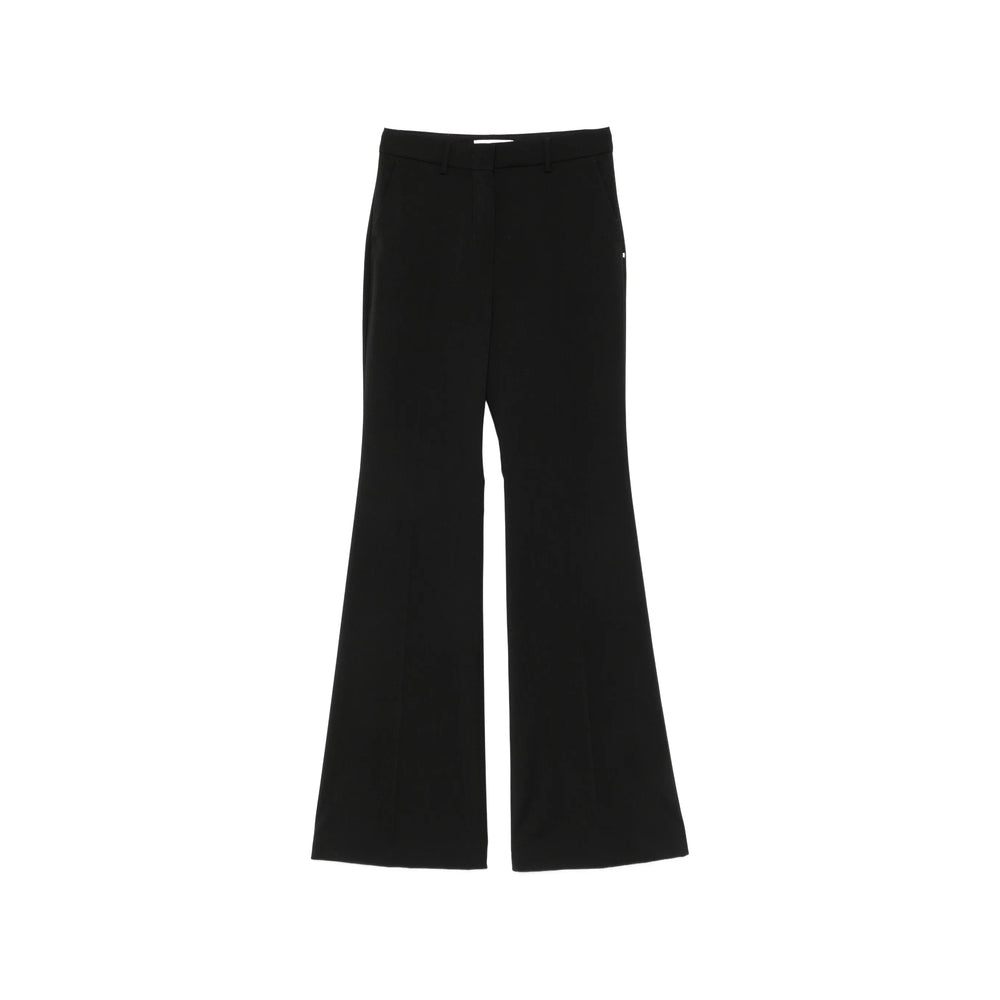 Sportmax Black Trousers - Flared Trousers Women SPORTMAX