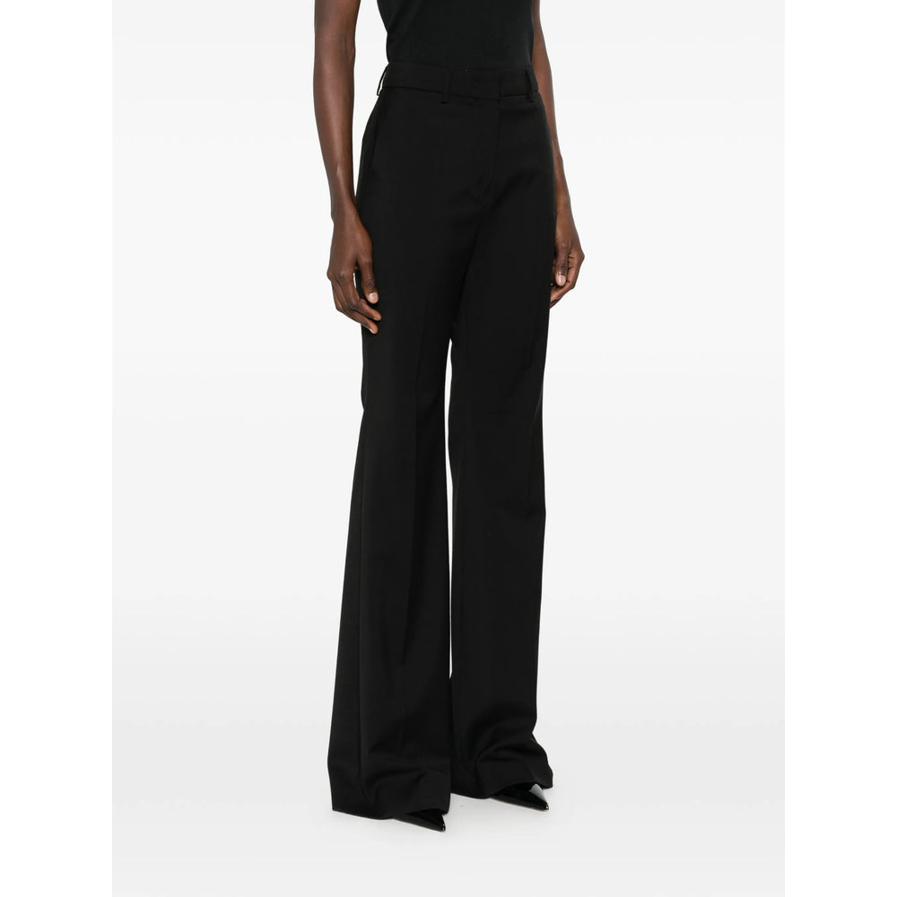 Sportmax Black Trousers - Flared Trousers Women SPORTMAX