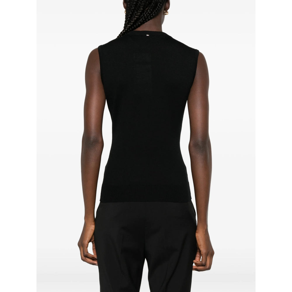Sportmax Black Tops - Vests & Tank Tops Women SPORTMAX