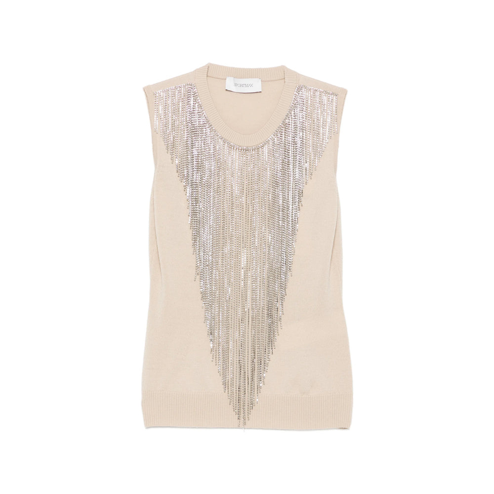 Sportmax Neutrals Tops - Vests & Tank Tops Women SPORTMAX