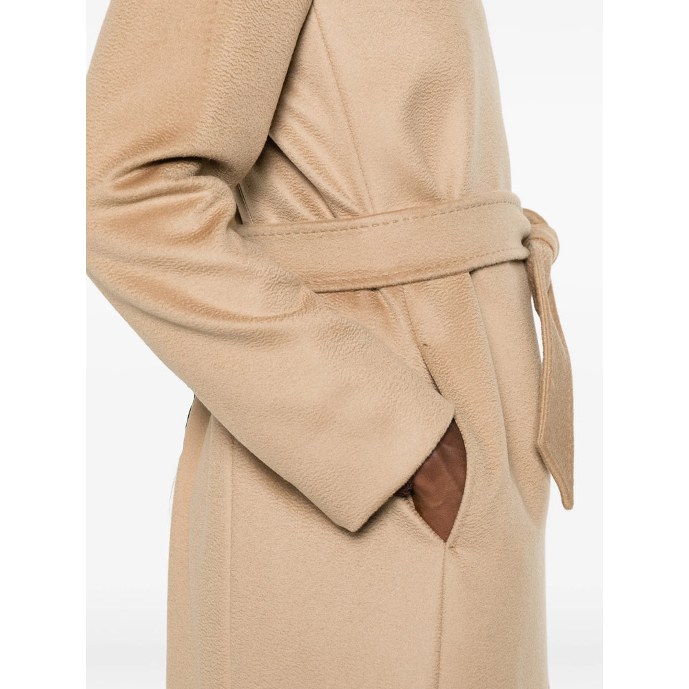 Max Mara Studio Neutrals Coats - Single Breasted Coats Women MAX MARA STUDIO