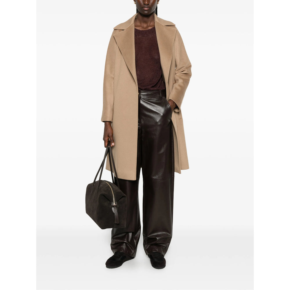 Max Mara Studio Neutrals Coats - Single Breasted Coats Women MAX MARA STUDIO