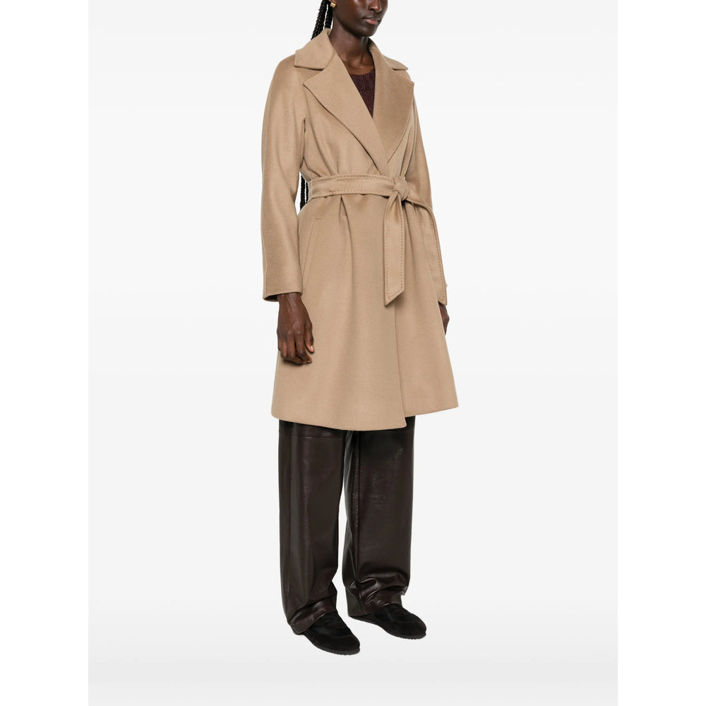 Max Mara Studio Neutrals Coats - Single Breasted Coats Women MAX MARA STUDIO