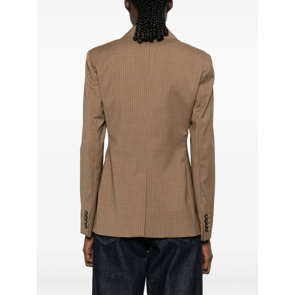 Max Mara Studio Brown Jackets - Blazers Women MAX MARA STUDIO