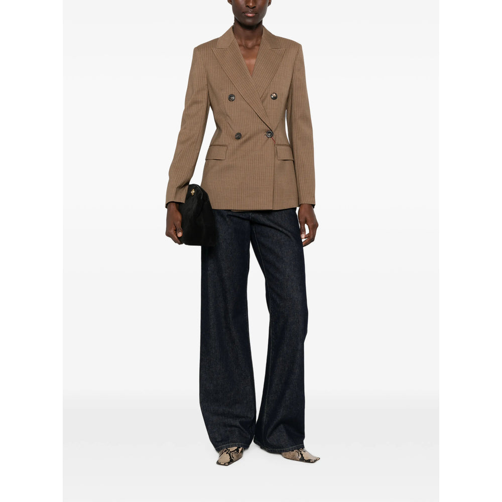 Max Mara Studio Brown Jackets - Blazers Women MAX MARA STUDIO