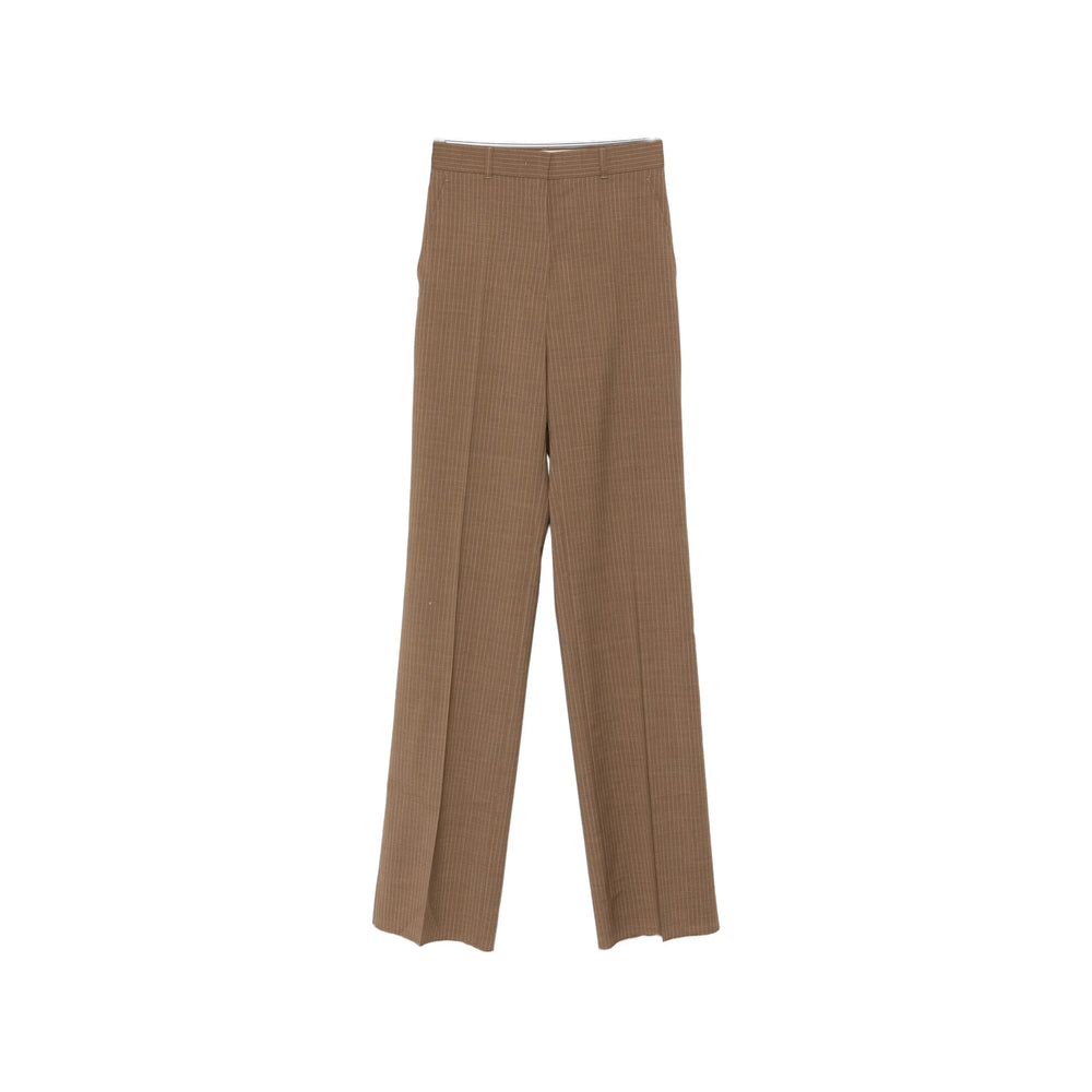 Max Mara Studio Brown Trousers - Straight Trousers Women MAX MARA STUDIO
