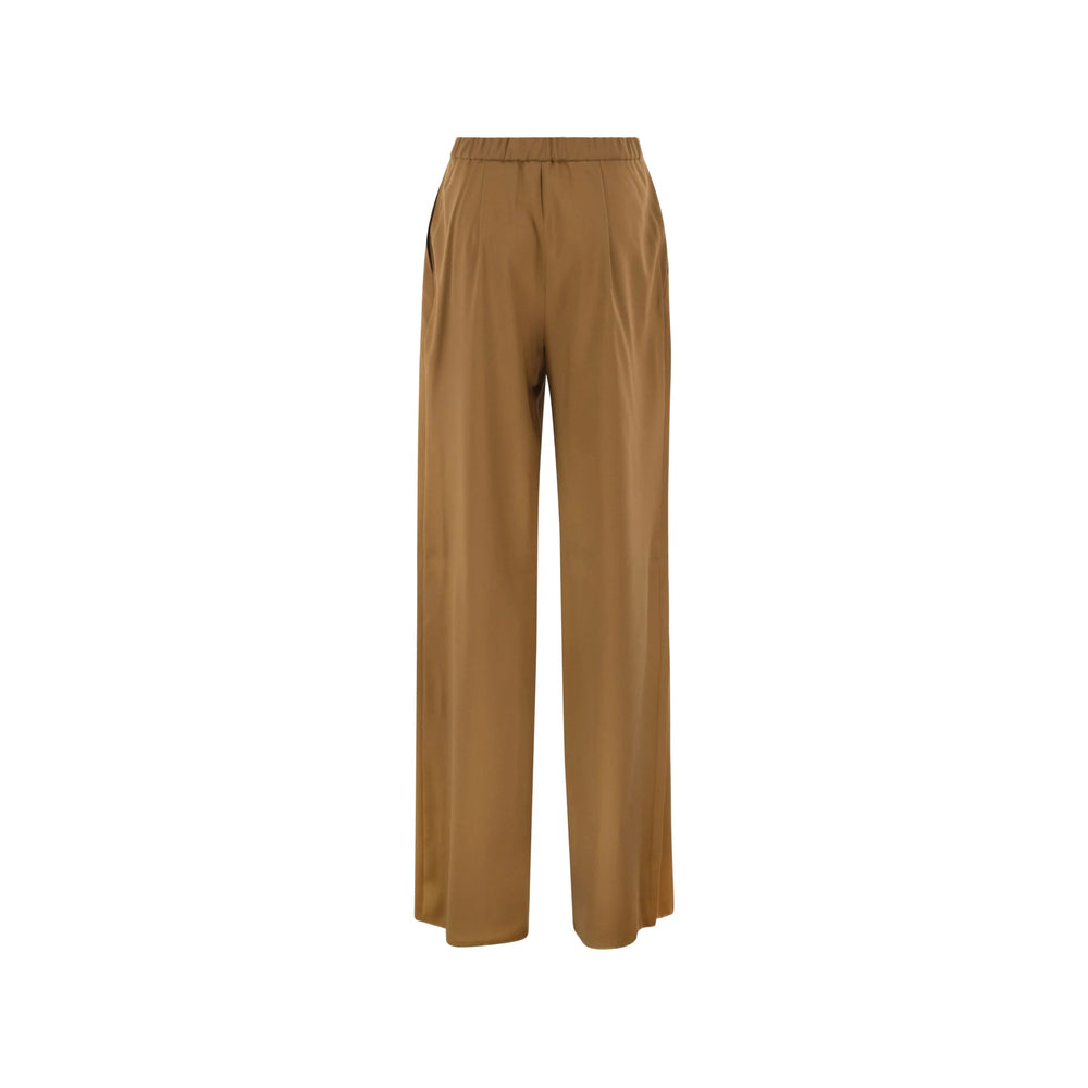 Max Mara Studio Brown Trousers - Palazzo Pants Women MAX MARA STUDIO