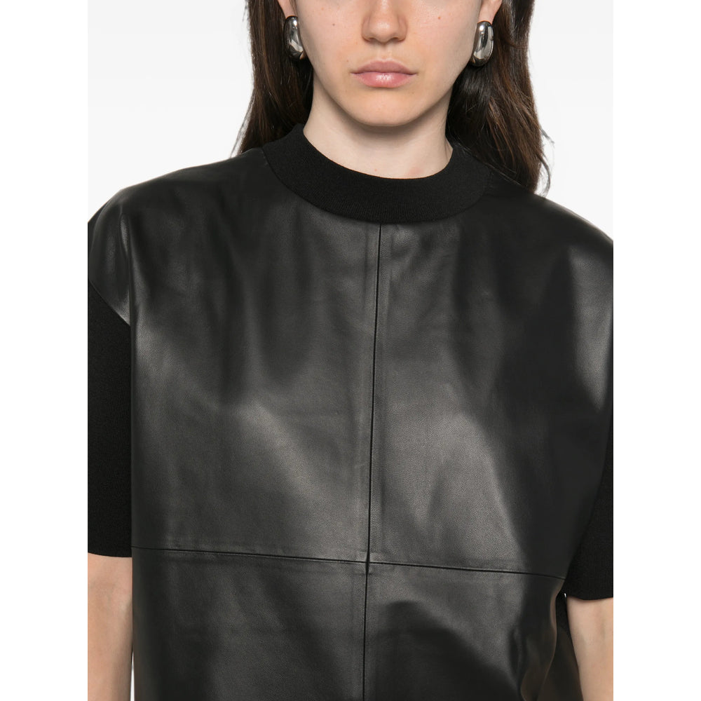 Max Mara Studio Black Tops - T-Shirts & Jerseys Women MAX MARA STUDIO