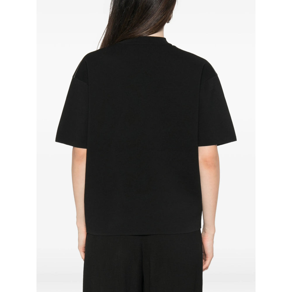 Max Mara Studio Black Tops - T-Shirts & Jerseys Women MAX MARA STUDIO