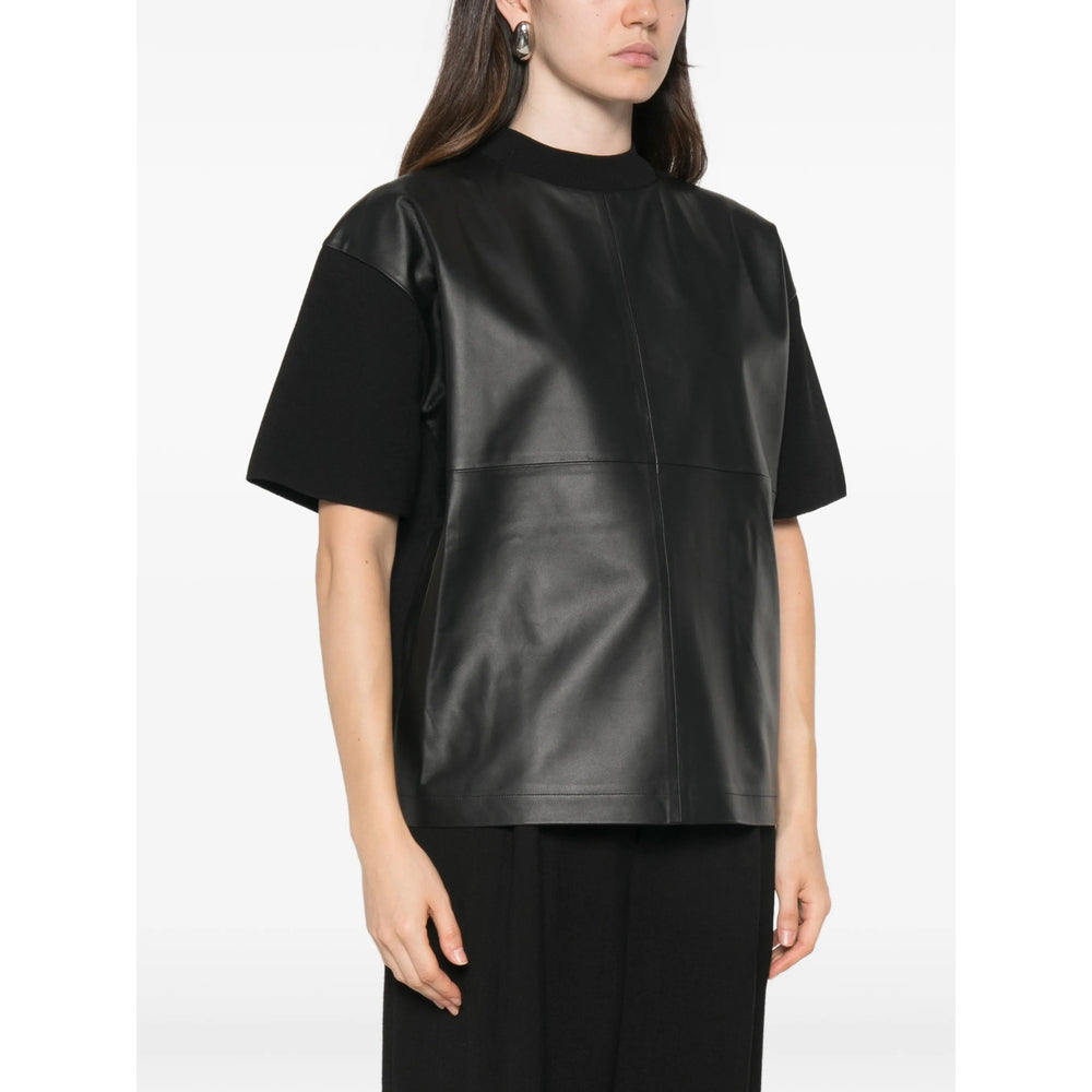 Max Mara Studio Black Tops - T-Shirts & Jerseys Women MAX MARA STUDIO