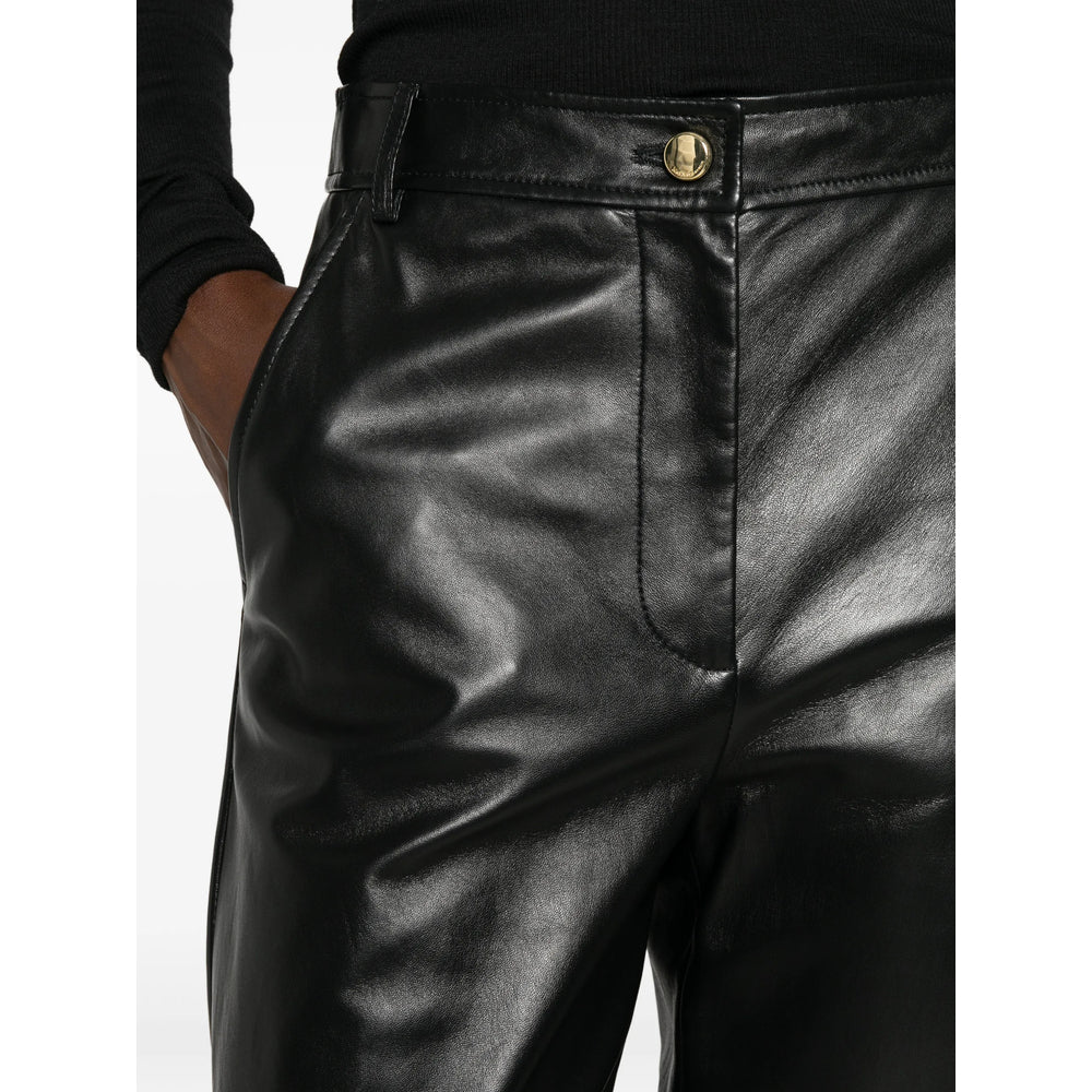 Max Mara Studio Black Trousers - Straight Trousers Women MAX MARA STUDIO