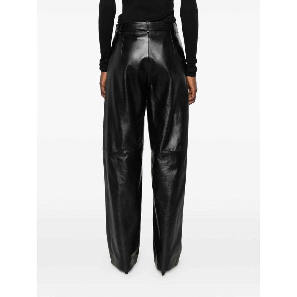 Max Mara Studio Black Trousers - Straight Trousers Women MAX MARA STUDIO