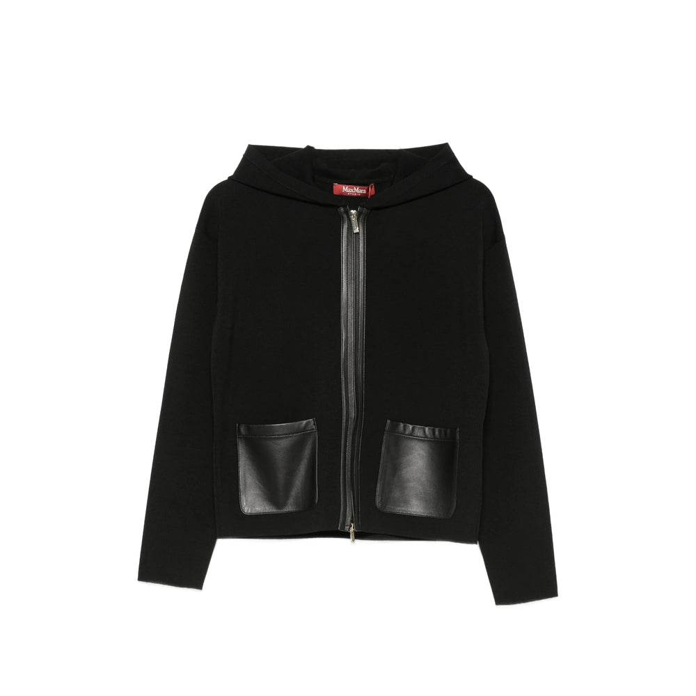 Max Mara Studio Black Tops - Hoodies Women MAX MARA STUDIO