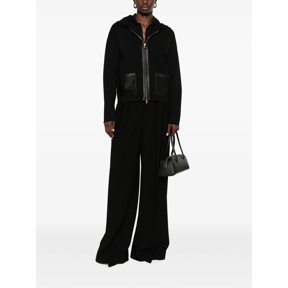 Max Mara Studio Black Tops - Hoodies Women MAX MARA STUDIO