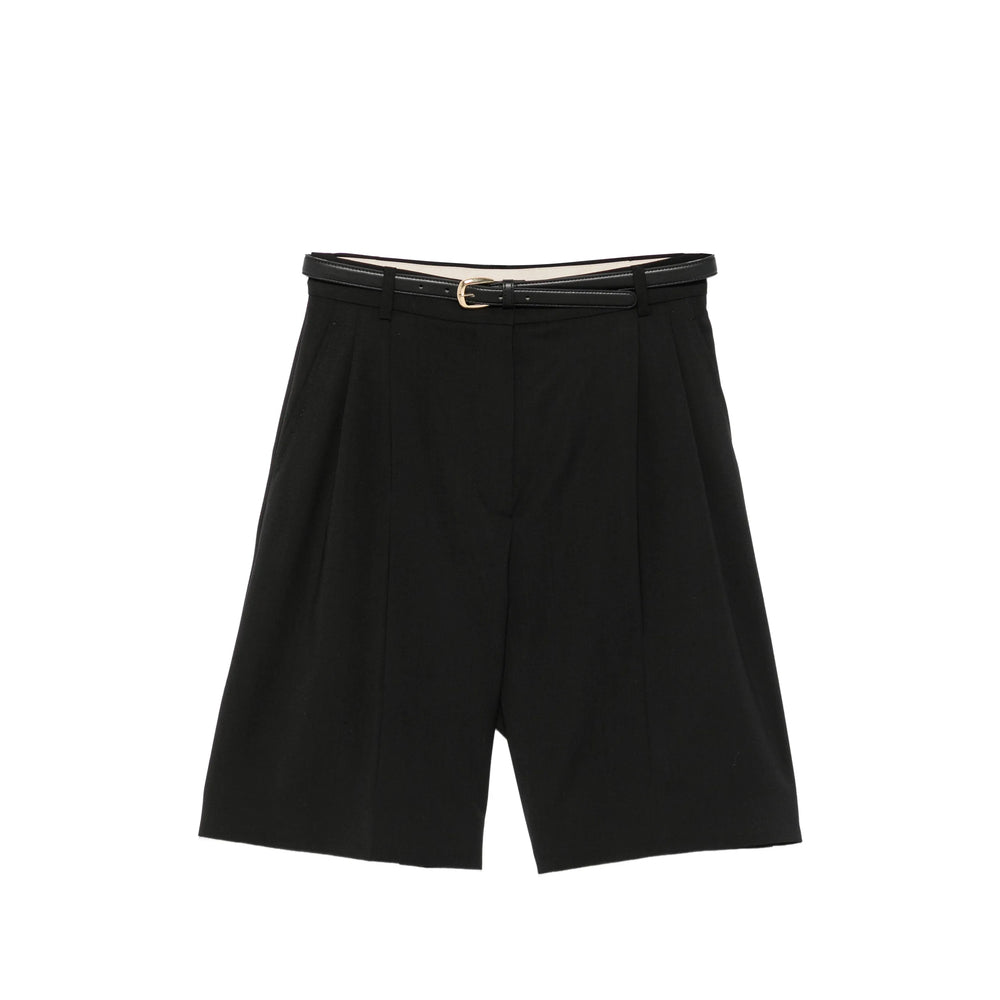 Max Mara Studio Black Shorts - Tailored Shorts Women MAX MARA STUDIO