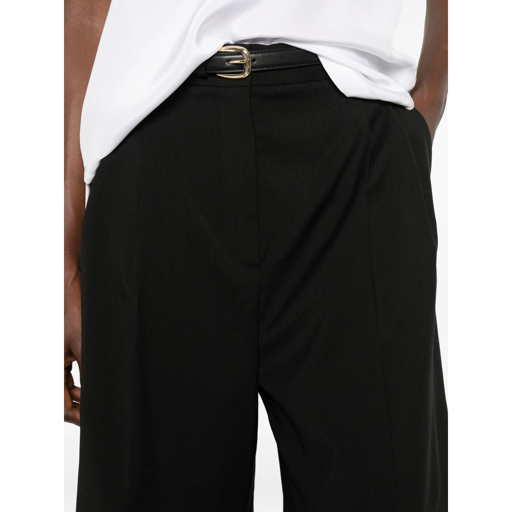 Max Mara Studio Black Shorts - Tailored Shorts Women MAX MARA STUDIO