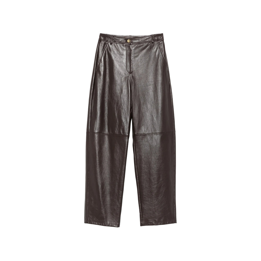 Max Mara Studio Brown Trousers - Tailored Trousers Women MAX MARA STUDIO