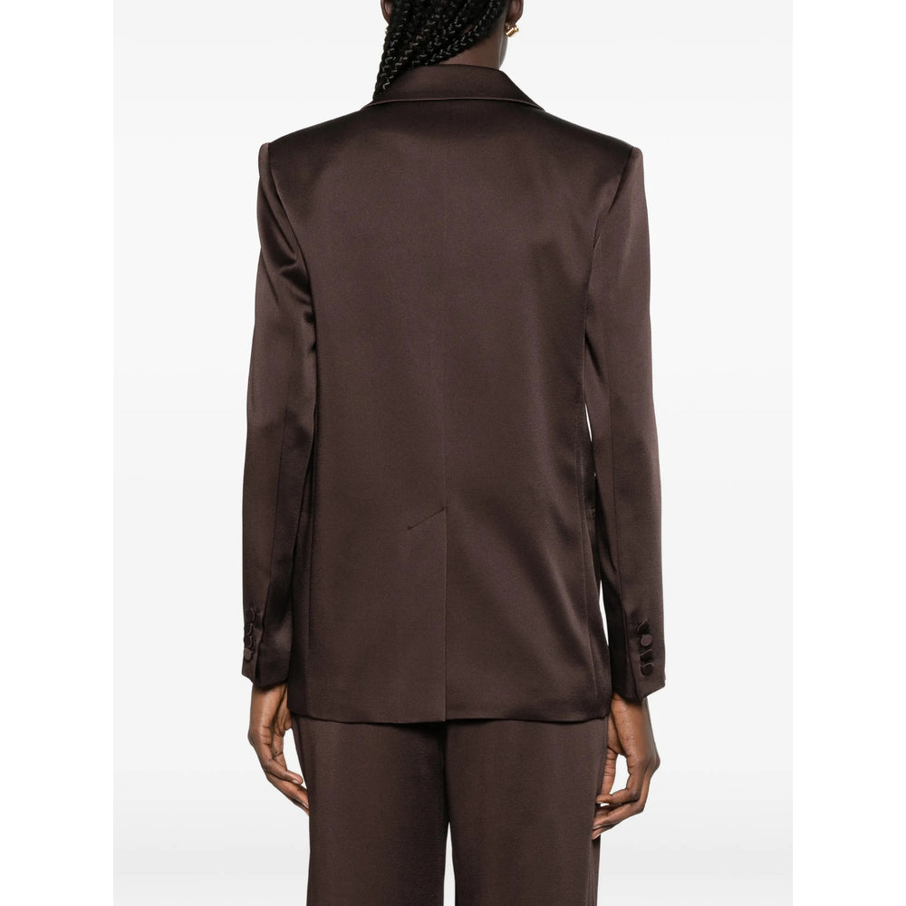 Max Mara Studio Brown Jackets - Blazers Women MAX MARA STUDIO