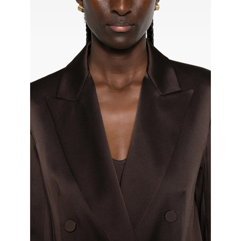 Max Mara Studio Brown Jackets - Blazers Women MAX MARA STUDIO