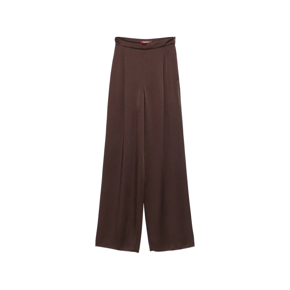 Max Mara Studio Brown Trousers - Palazzo Pants Women MAX MARA STUDIO