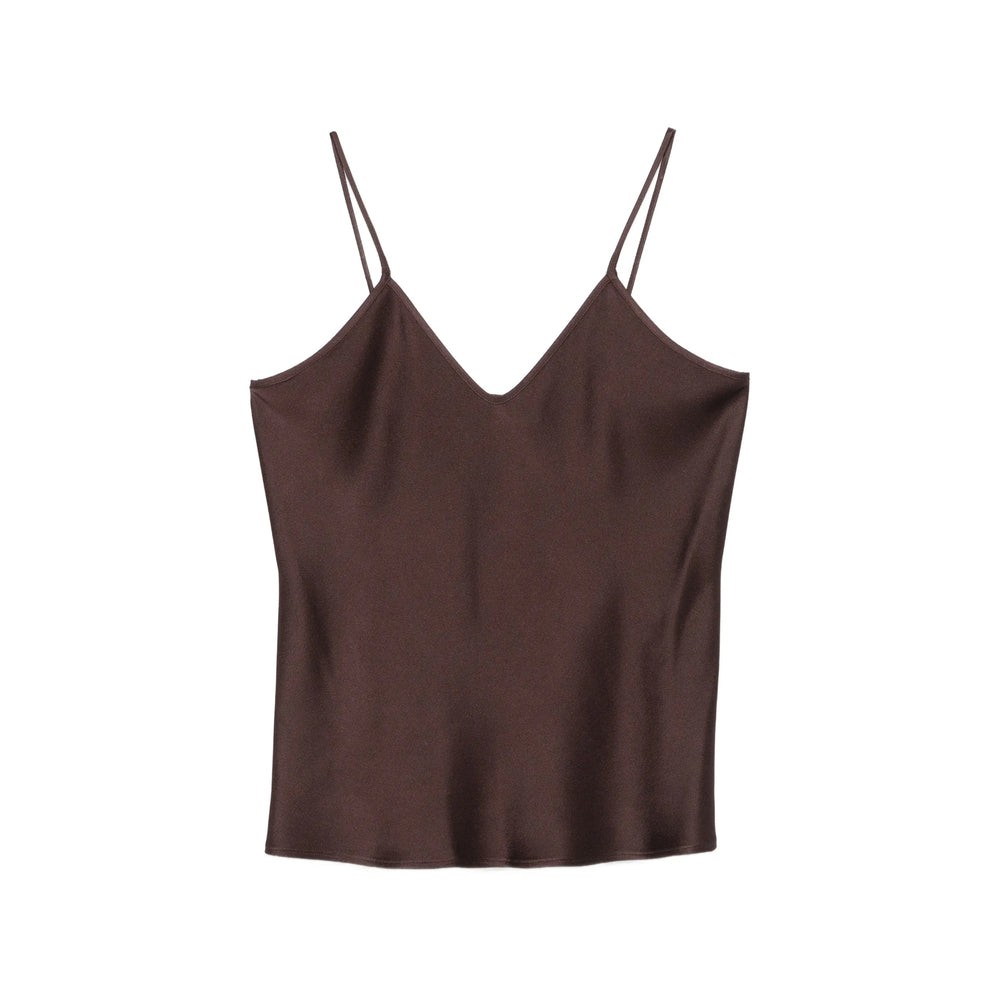 Max Mara Studio Brown Tops - Vests & Tank Tops Women MAX MARA STUDIO