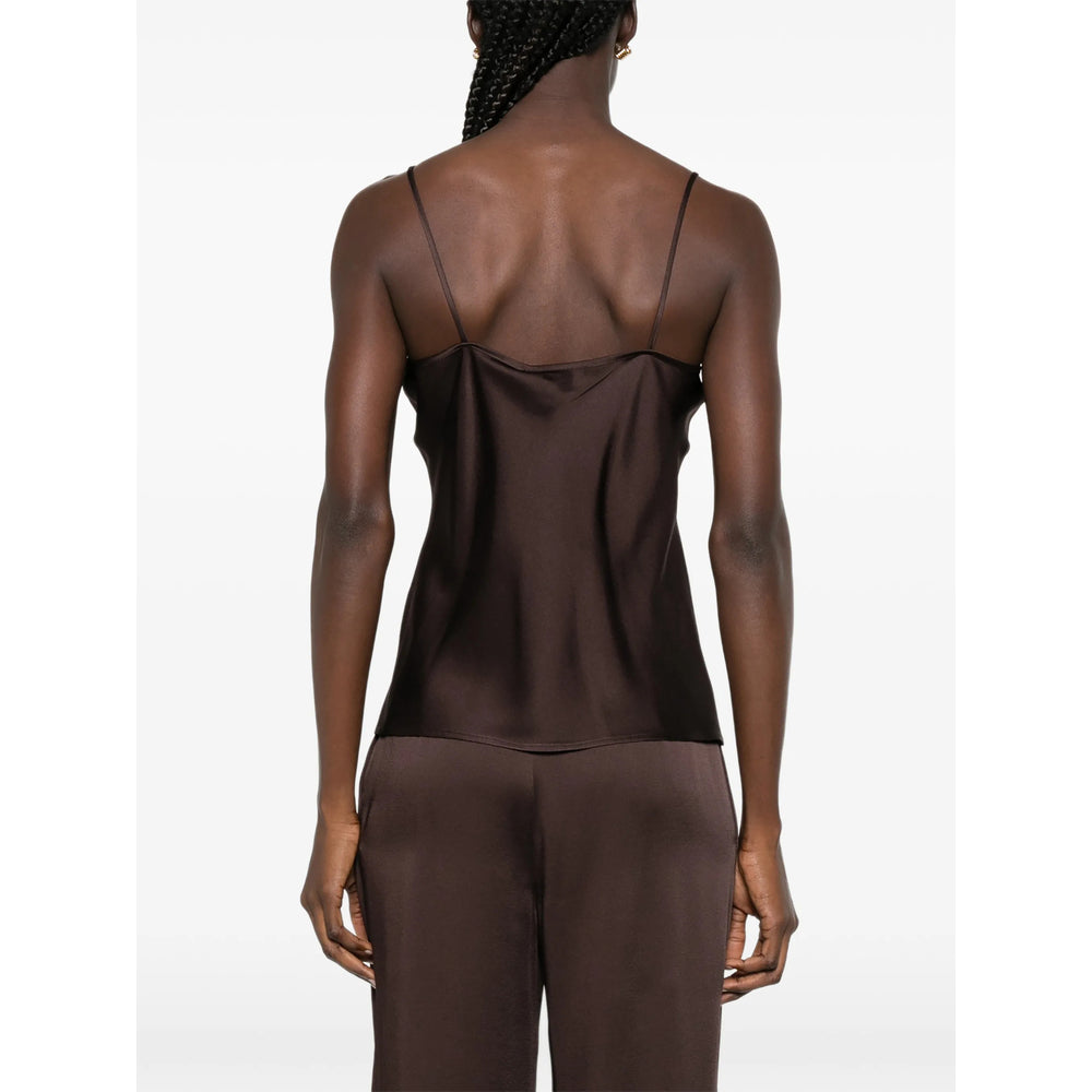 Max Mara Studio Brown Tops - Vests & Tank Tops Women MAX MARA STUDIO