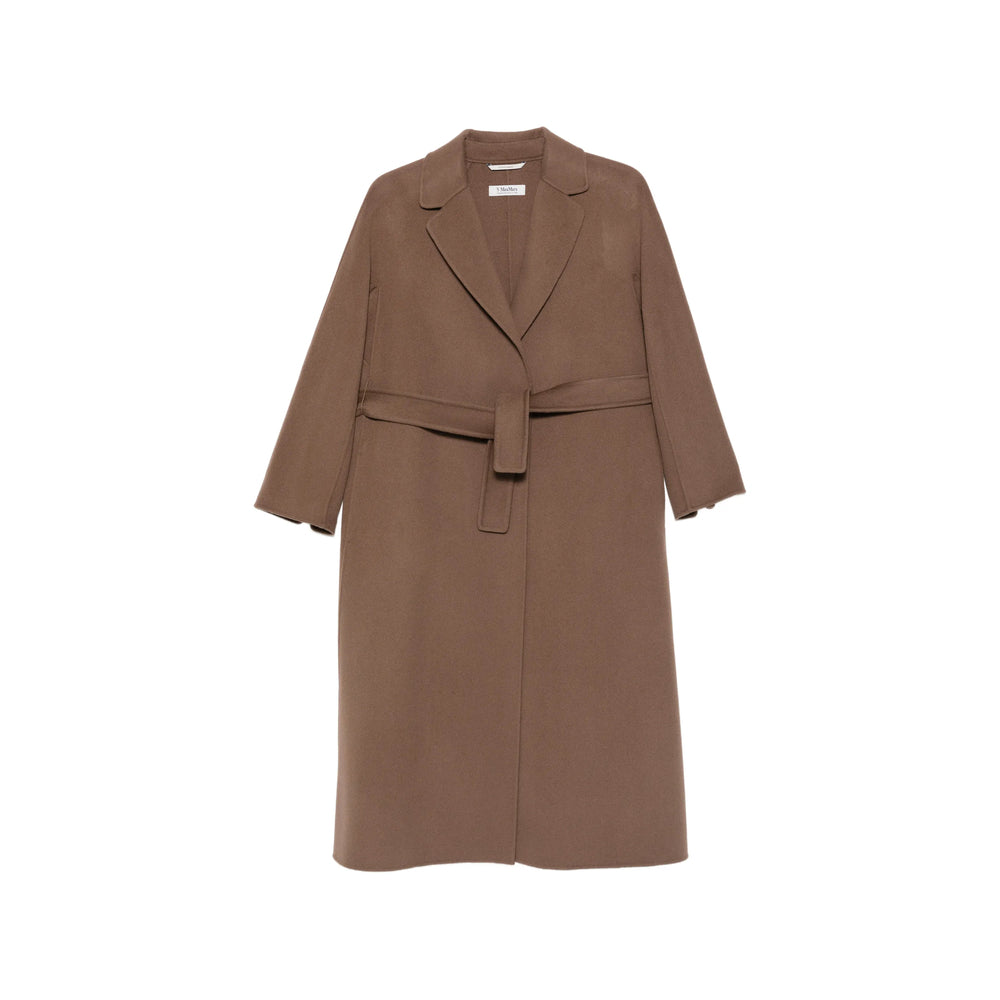 'S Max Mara Brown Coats - Single Breasted Coats Women S MAX MARA