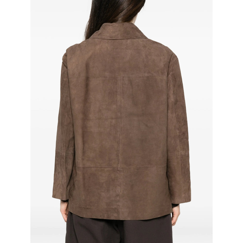'S Max Mara Brown Jackets - Leather Jackets Women S MAX MARA