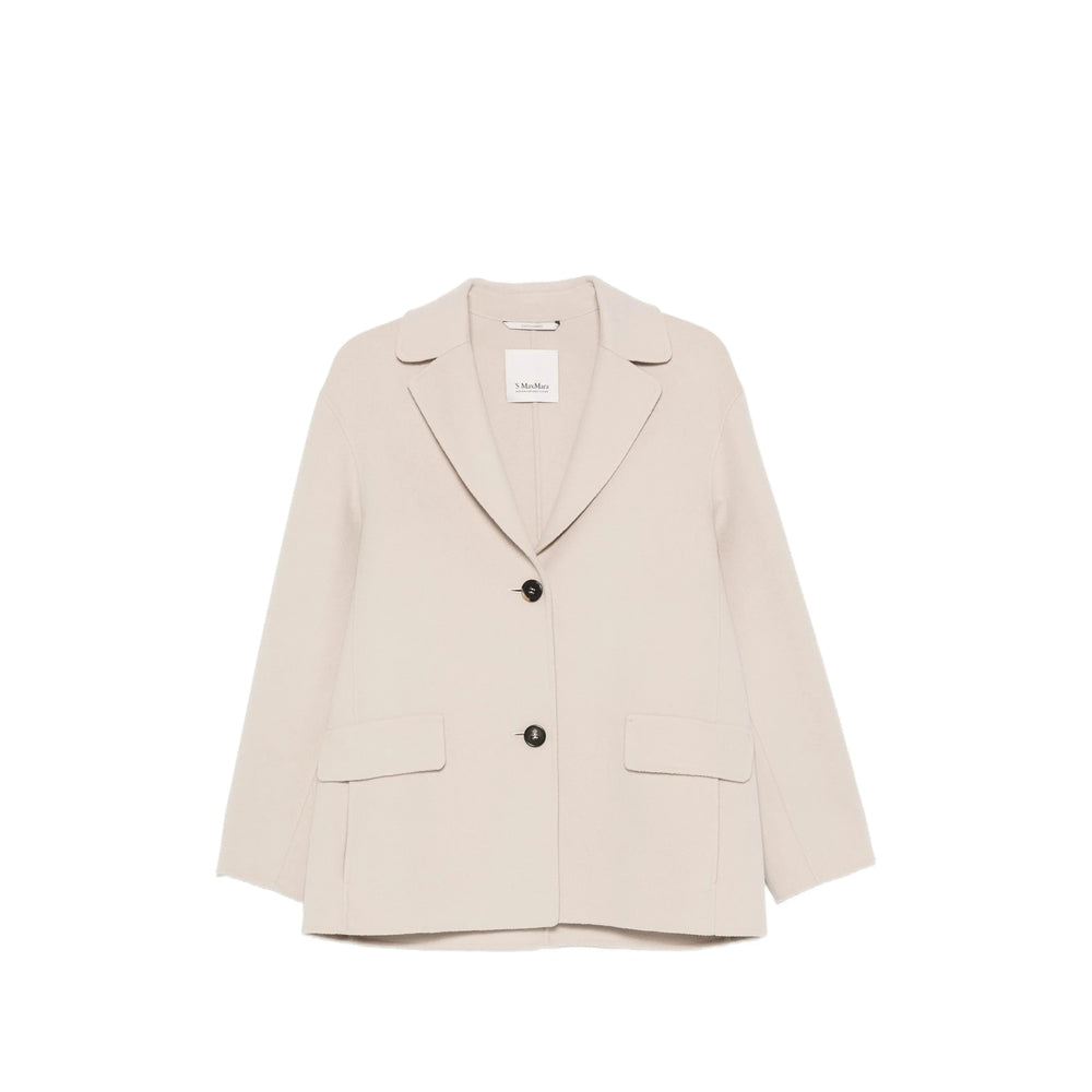 'S Max Mara Neutrals Coats - Single Breasted Coats Women S MAX MARA