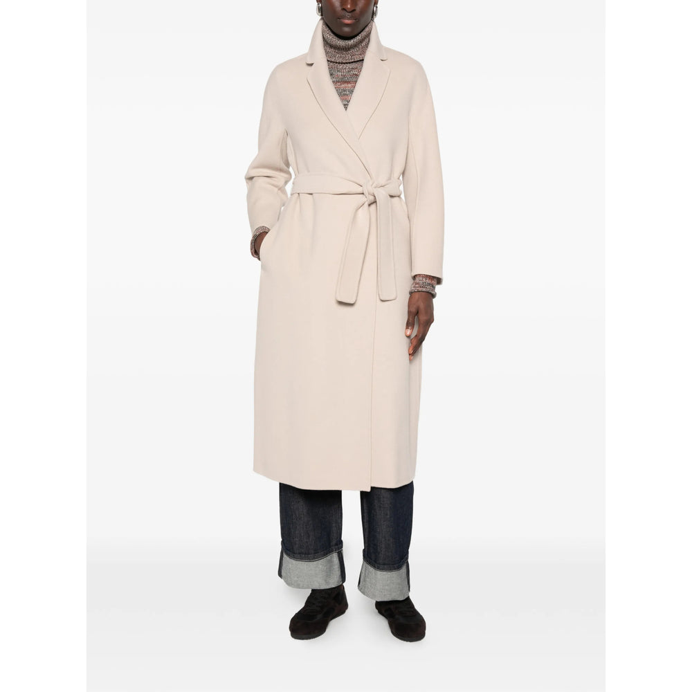 'S Max Mara Neutrals Coats - Single Breasted Coats Women S MAX MARA