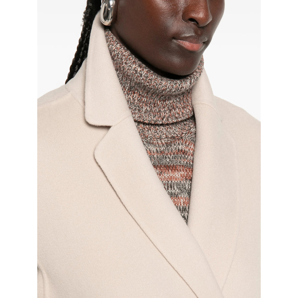 'S Max Mara Neutrals Coats - Single Breasted Coats Women S MAX MARA