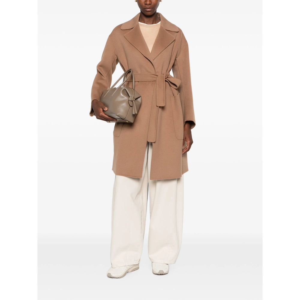 'S Max Mara Neutrals Coats - Single Breasted Coats Women S MAX MARA