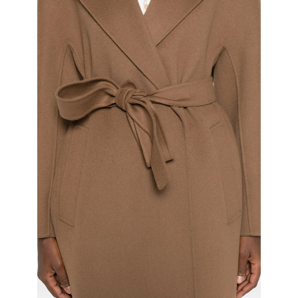 'S Max Mara Brown Coats - Single Breasted Coats Women S MAX MARA