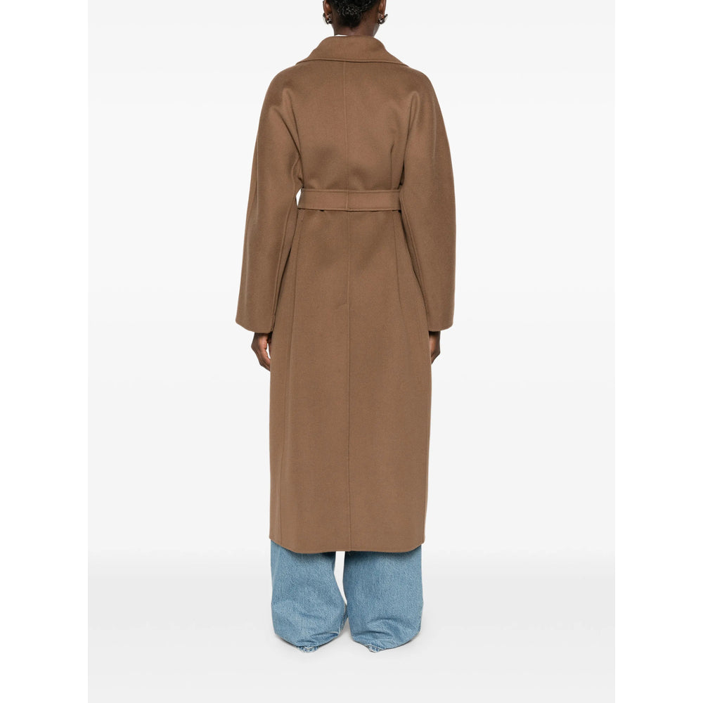 'S Max Mara Brown Coats - Single Breasted Coats Women S MAX MARA