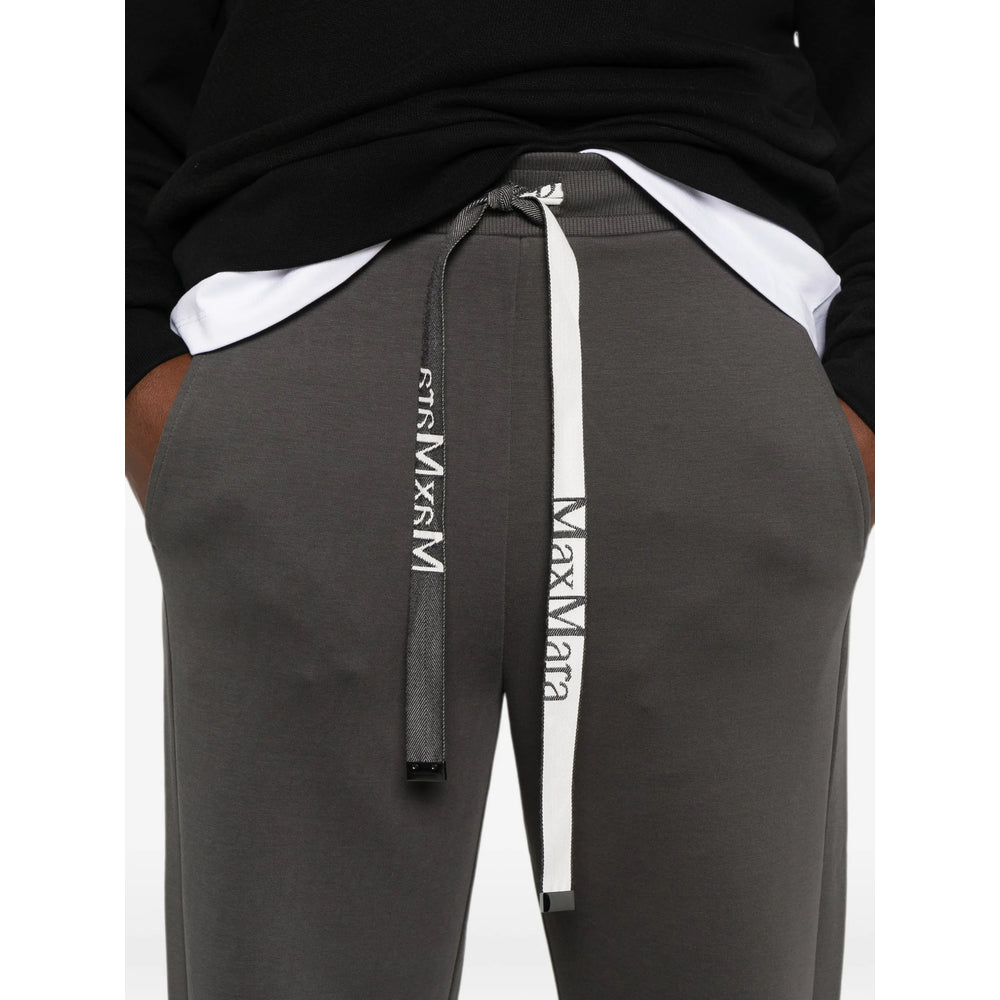 'S Max Mara Grey Trousers - Track Pants Women S MAX MARA